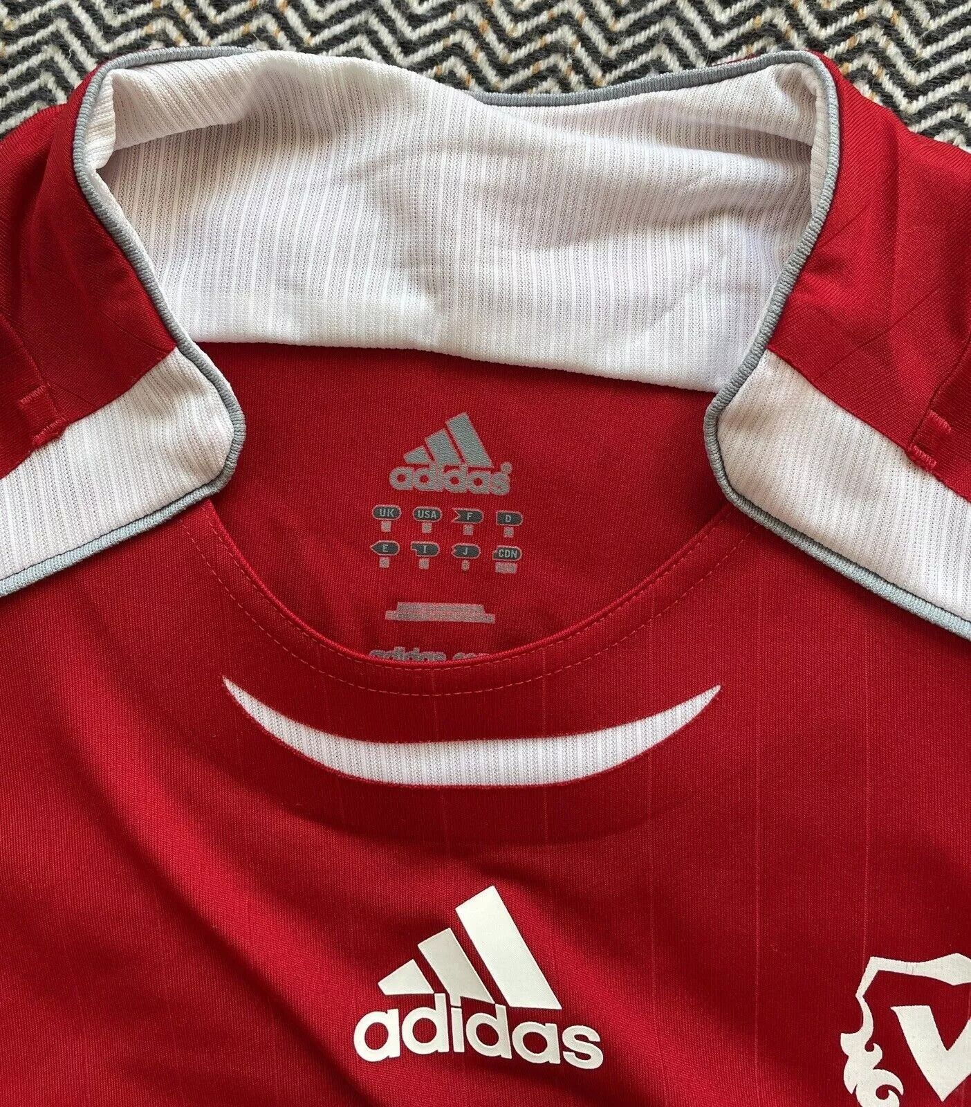Adidas × Vintage Vintage 2006 FC Vaduz Liechtenstein Match Worn Soccer Jersey Size US M / EU 48-50 / 2 - 11 Thumbnail