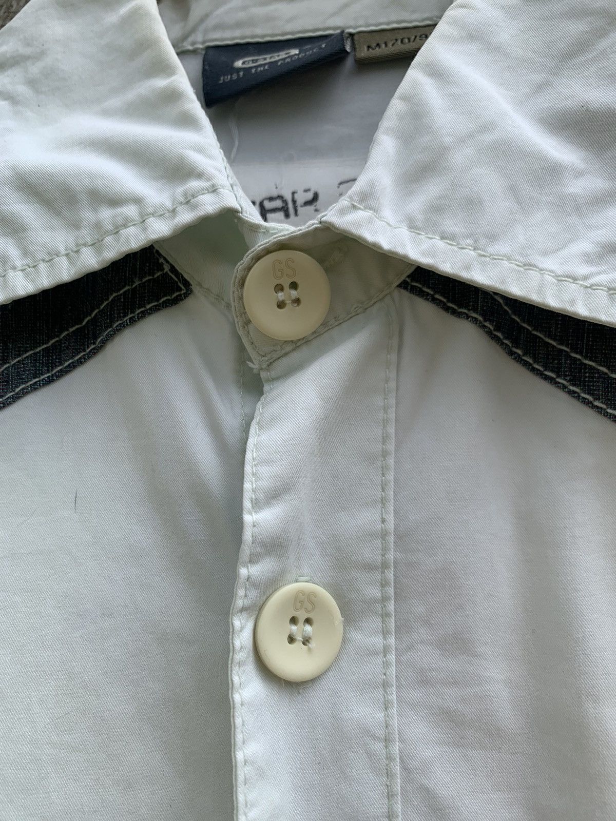 G-Star Vtg G Star Raw studded shirt denim mix cotton Size US M / EU 48-50 / 2 - 5 Thumbnail