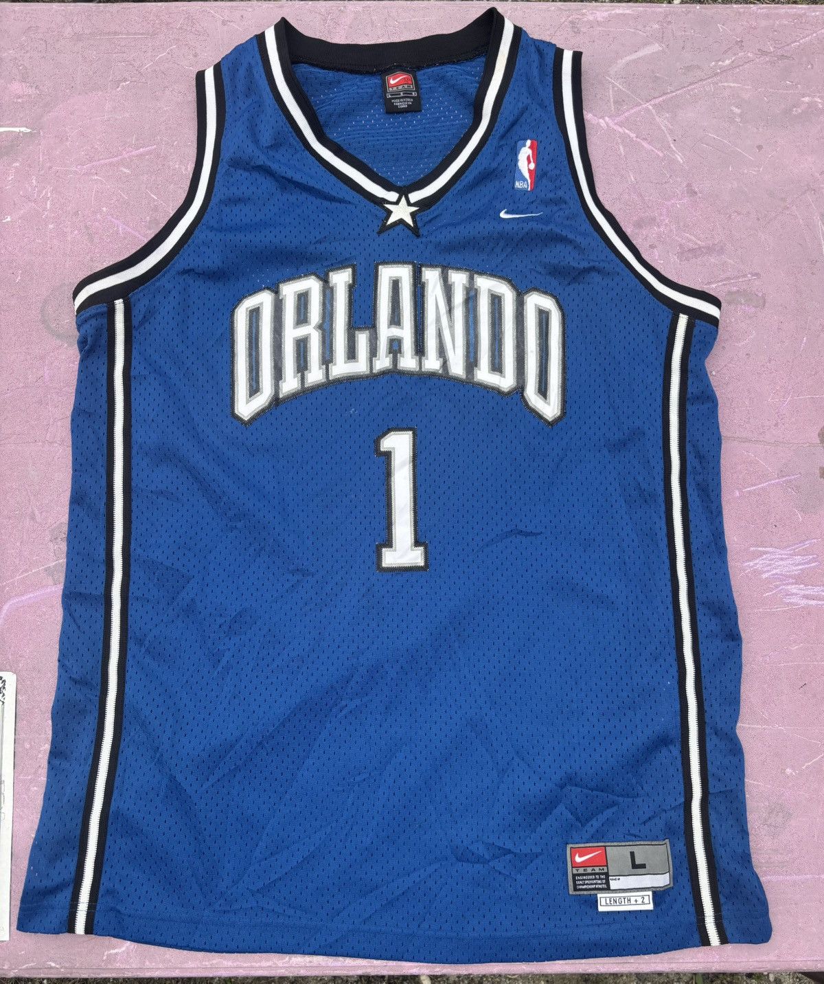 Nike Vintage Nike Orlando Magic Tracy McGrady NBA Jersey Size US L / EU 52-54 / 3 - 1 Thumbnail