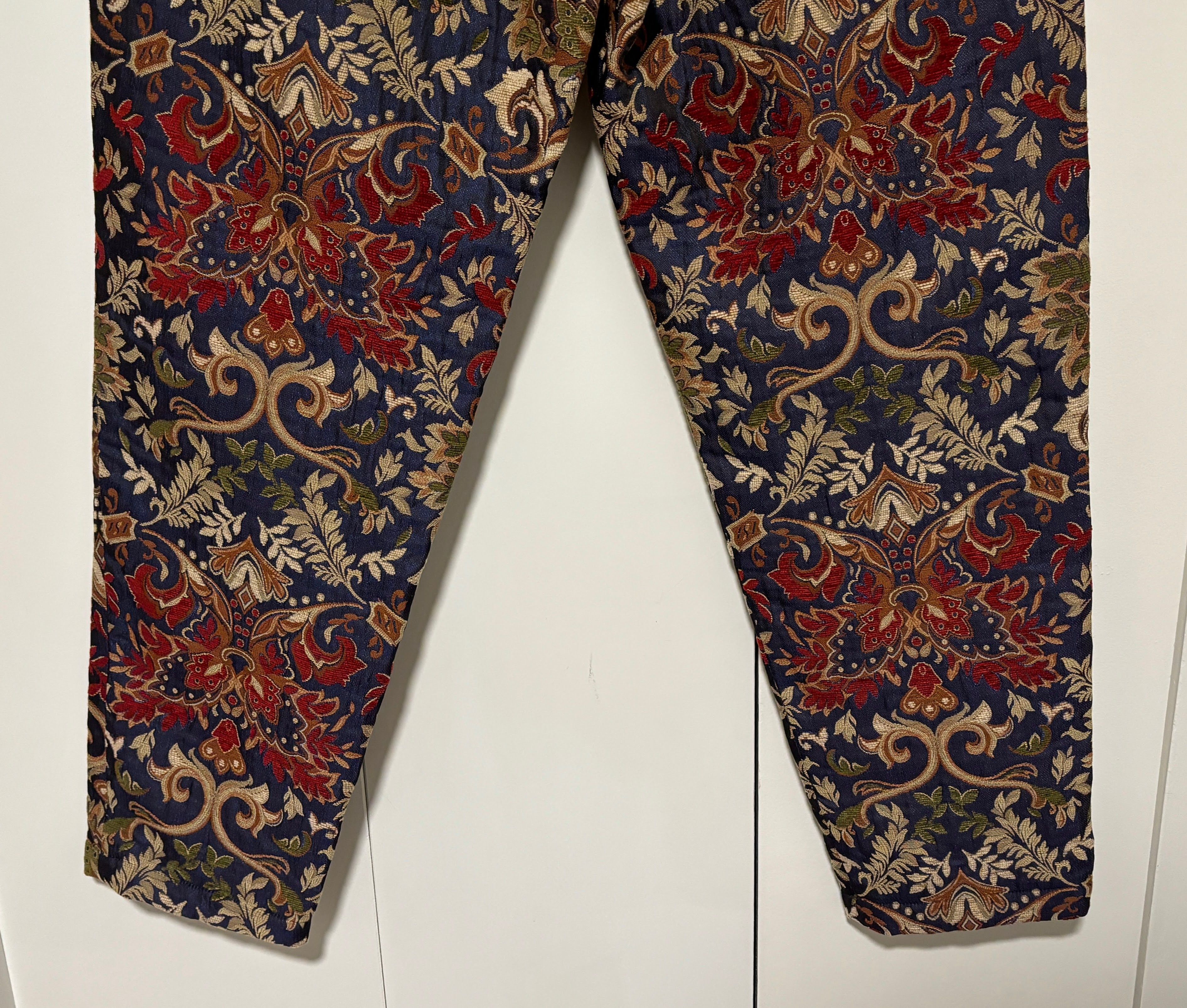 Engineered Garments RARE Floral Jacquard Carlyle Pants Medium 32-34 mi USA Size US 33 - 6 Thumbnail