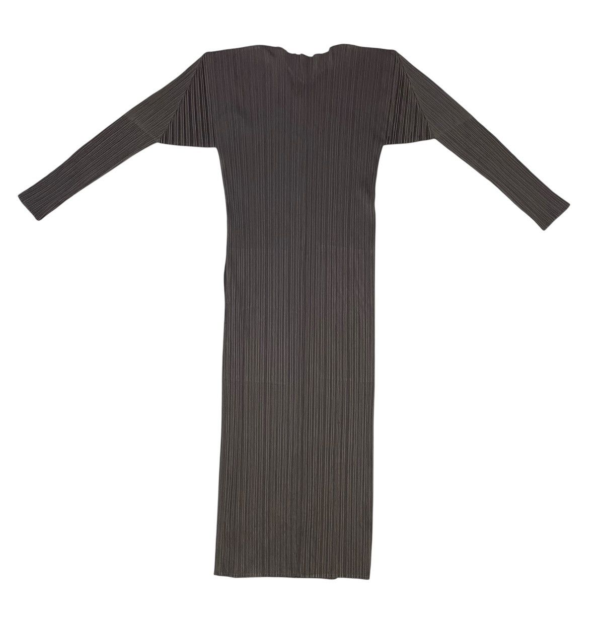 Pleats Please Issey Miyake Vintage Pleats Please Issey Miyake Buttonless Long Cardigan Size L / US 10 / IT 46 - 2 Thumbnail