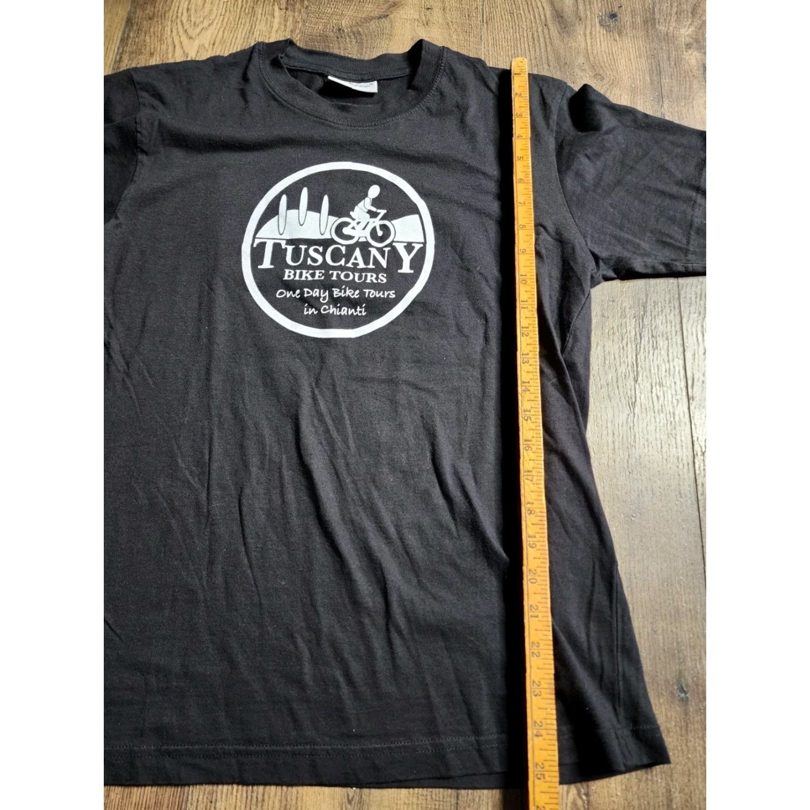 Doublet Zeus Men's M Funny Bicycle Tours T-Shirt Black Short Sleeve Crew Neck Retro Size US M / EU 48-50 / 2 - 2 Thumbnail