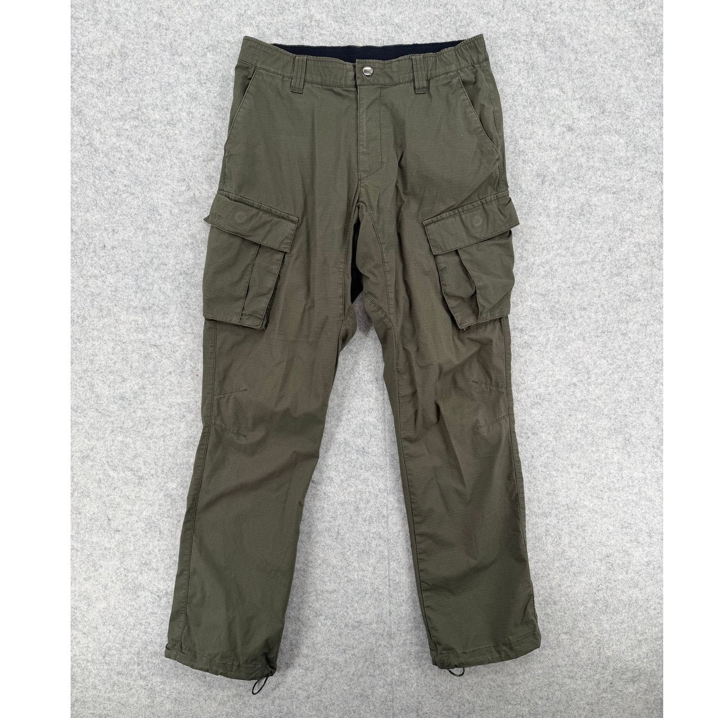 BYLT Premium Basics BYLT Premium Basics Cotton Olive Green Cargo Pants Size 31 Size US 31 - 1 Thumbnail