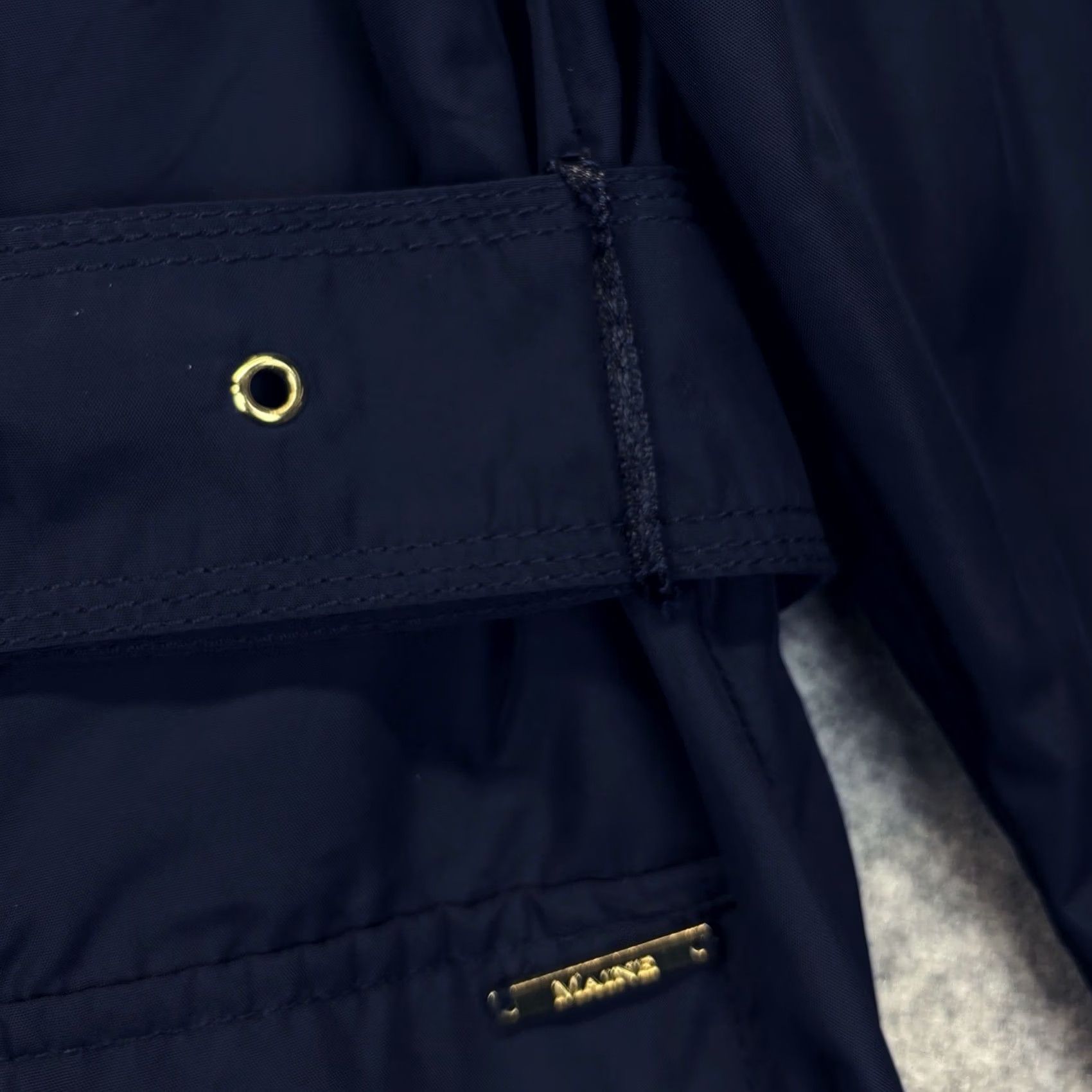 Vintage Maine New England Jacket Belted UK 14 Navy Women’s Used Size XL / US 12-14 / IT 48-50 - 5 Thumbnail