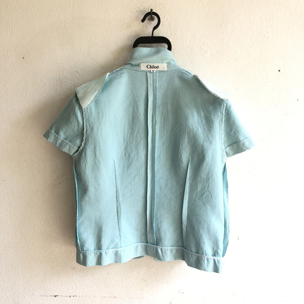 Chloe × Vintage vintage CHLOE short sleeve blazer Size M / US 6-8 / IT 42-44 - 7 Thumbnail