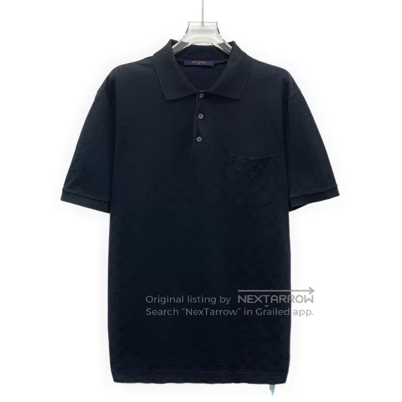 Louis Vuitton Louis Vuitton Black Checker Cotton Lapel Single Breasted S Size US L / EU 52-54 / 3 - 1 Thumbnail