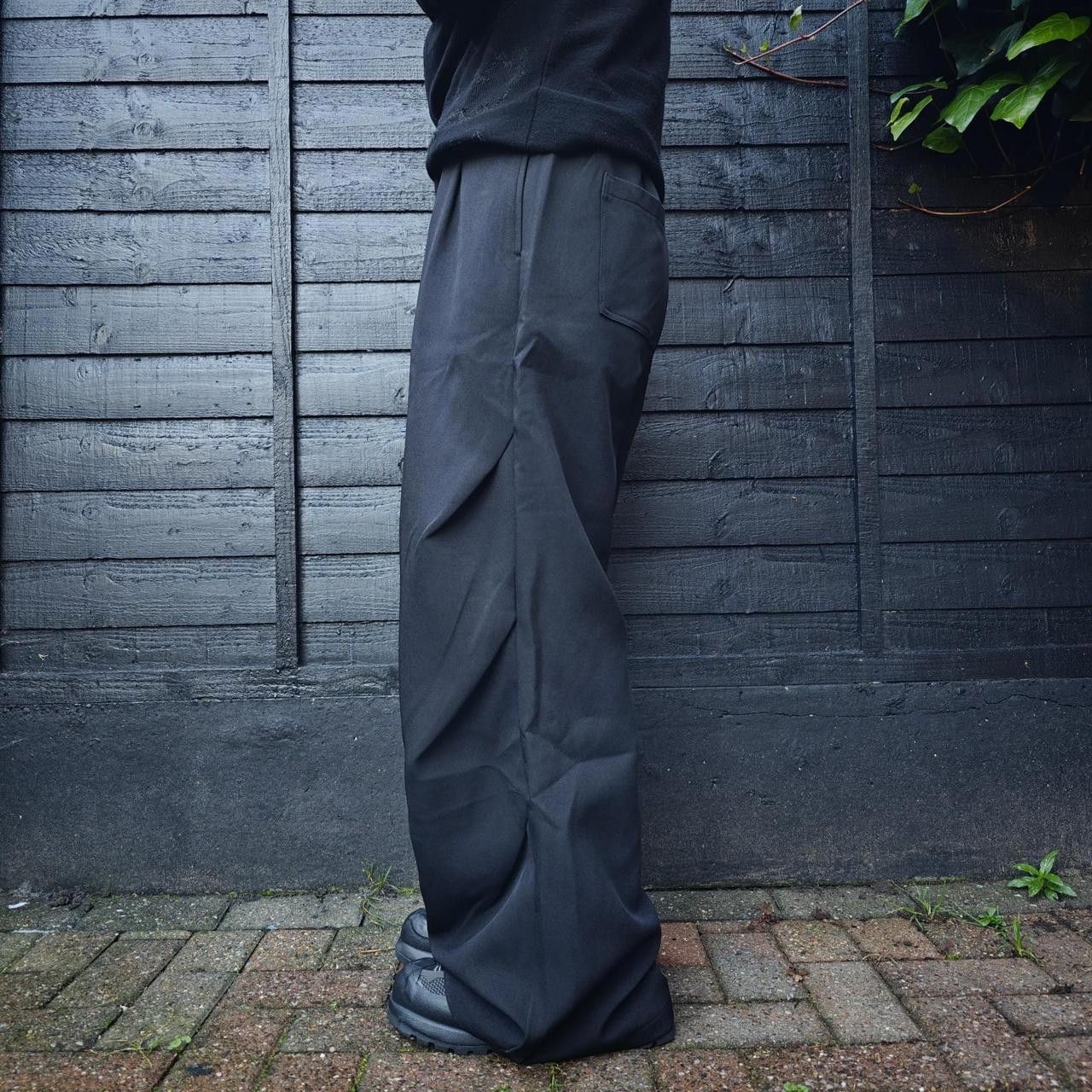 Other Black Archive Wide Leg Multi Dart Trousers Size US 32 / EU 48 - 3 Thumbnail