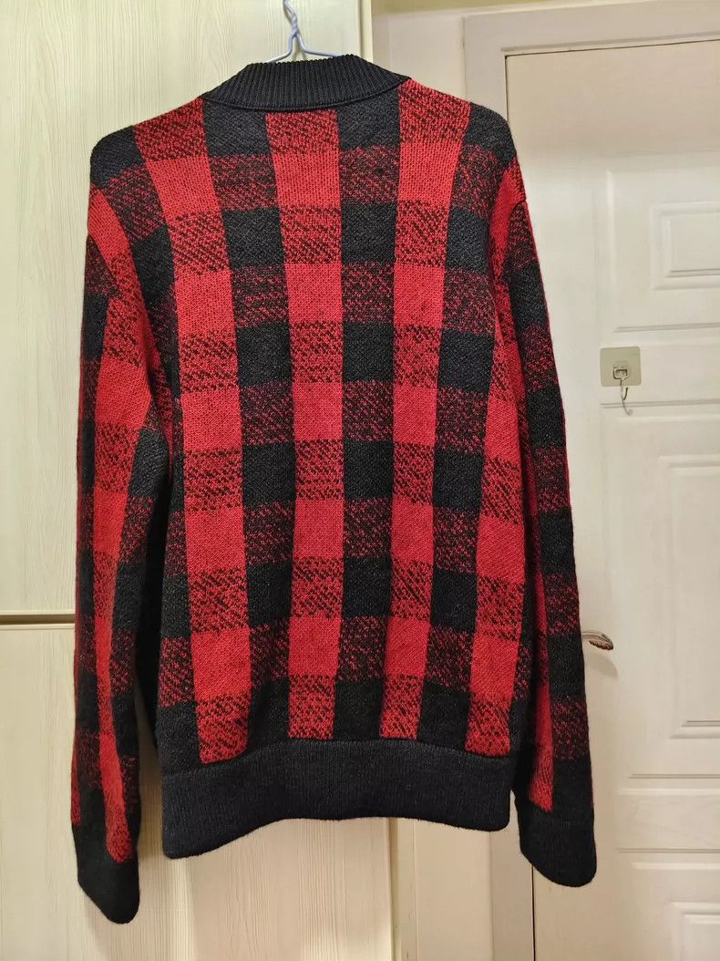 Versace Versace Autumn-winter wool sweater men's coat Size US XL / EU 56 / 4 - 2 Thumbnail
