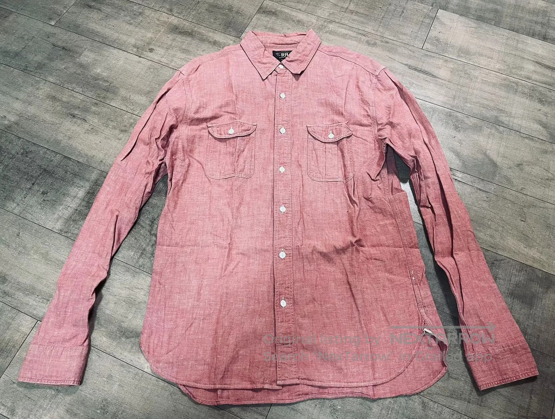 RRL Ralph Lauren RRL Distressed Work Shirt Jacket. Size US L / EU 52-54 / 3 - 2 Thumbnail