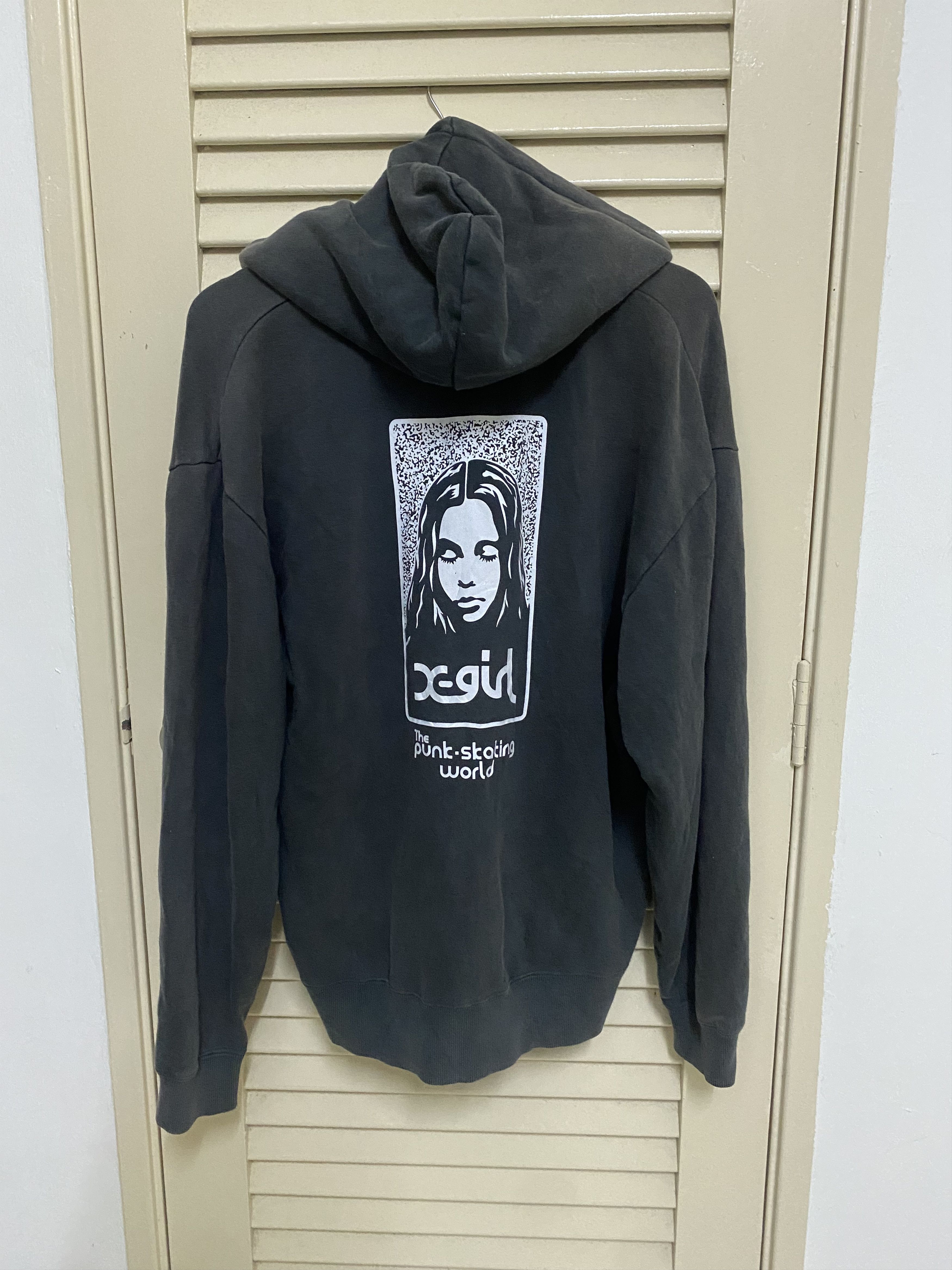 Oversized The Punk Skating World Sun Faded Hoodie