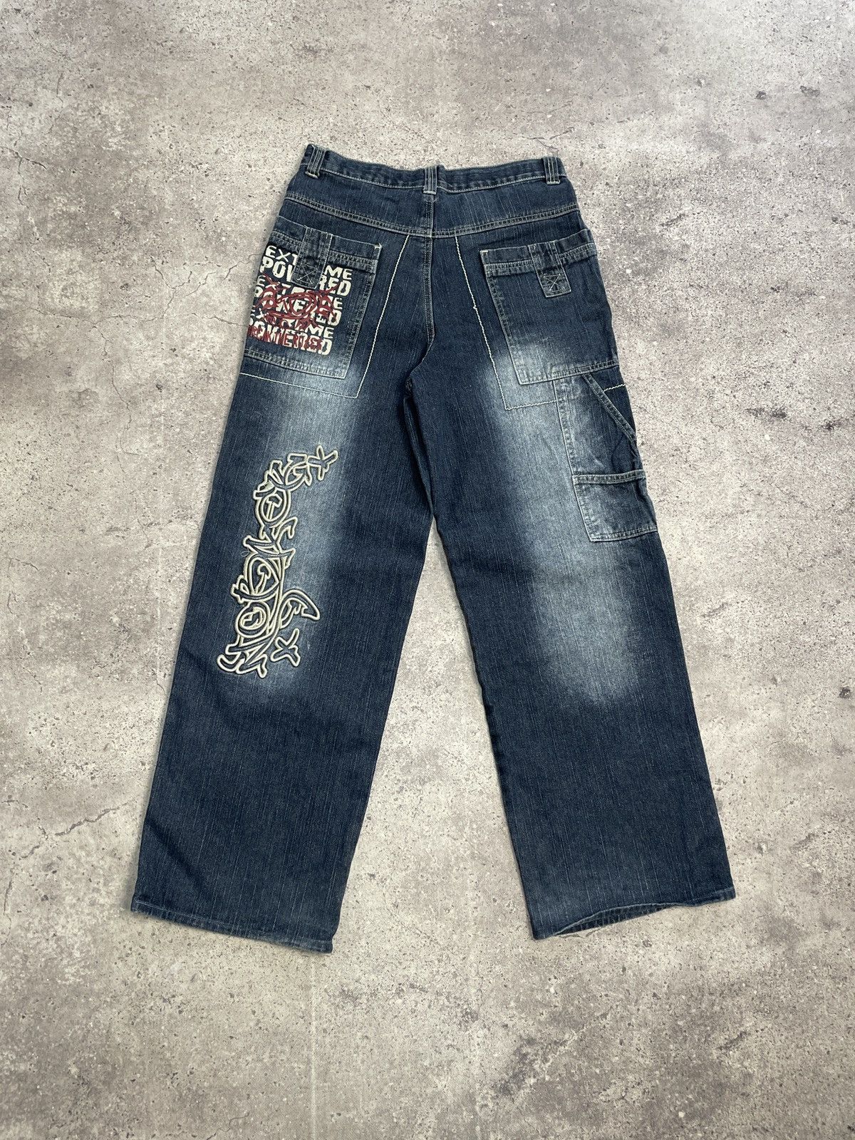 Wu-Tang Clan Vintage Eminem Style 00s Carpenter Denim Rap Jens Pants Size US 30 / EU 46 - 13 Thumbnail