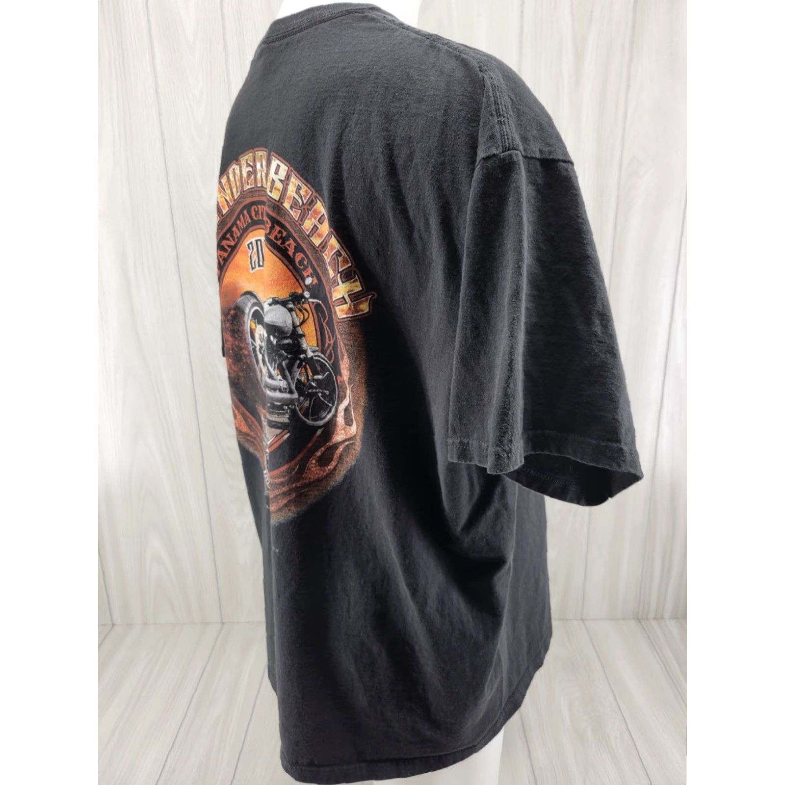 Vintage Thunder Beach 2019 T Shirt Mens 3XL Black Panama City Motorcycles Shirt Vintage No N/A Size US XXL / EU 58 / 5 - 6 Thumbnail