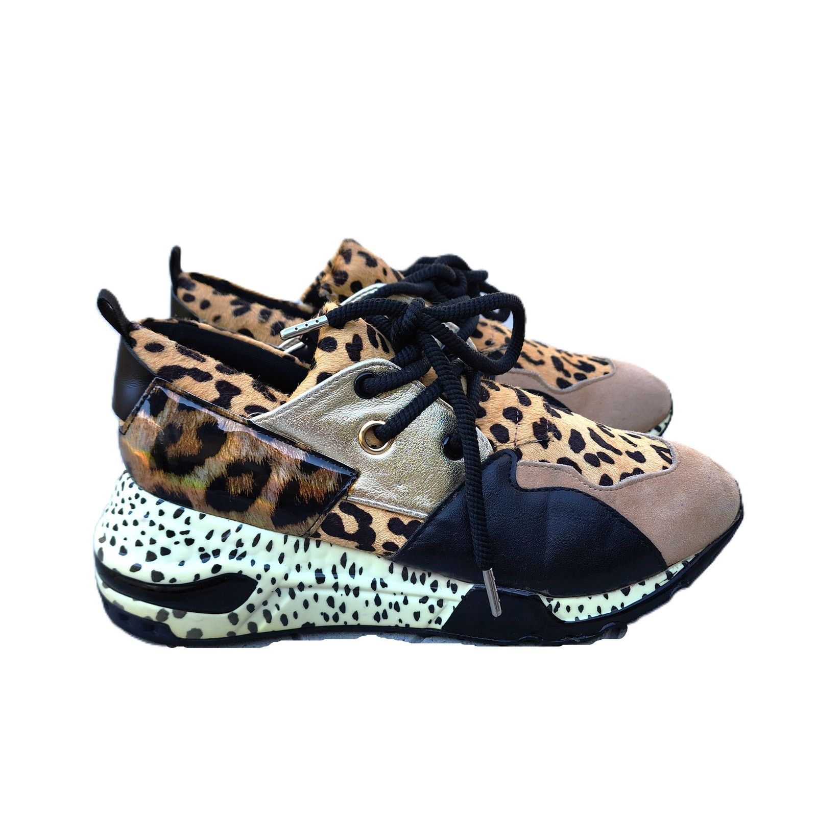 Steve Madden Steve Madden Cliff Cheetah Print Wedge Fashion Sneakers 8 Size US 8 / IT 38 - 3 Thumbnail