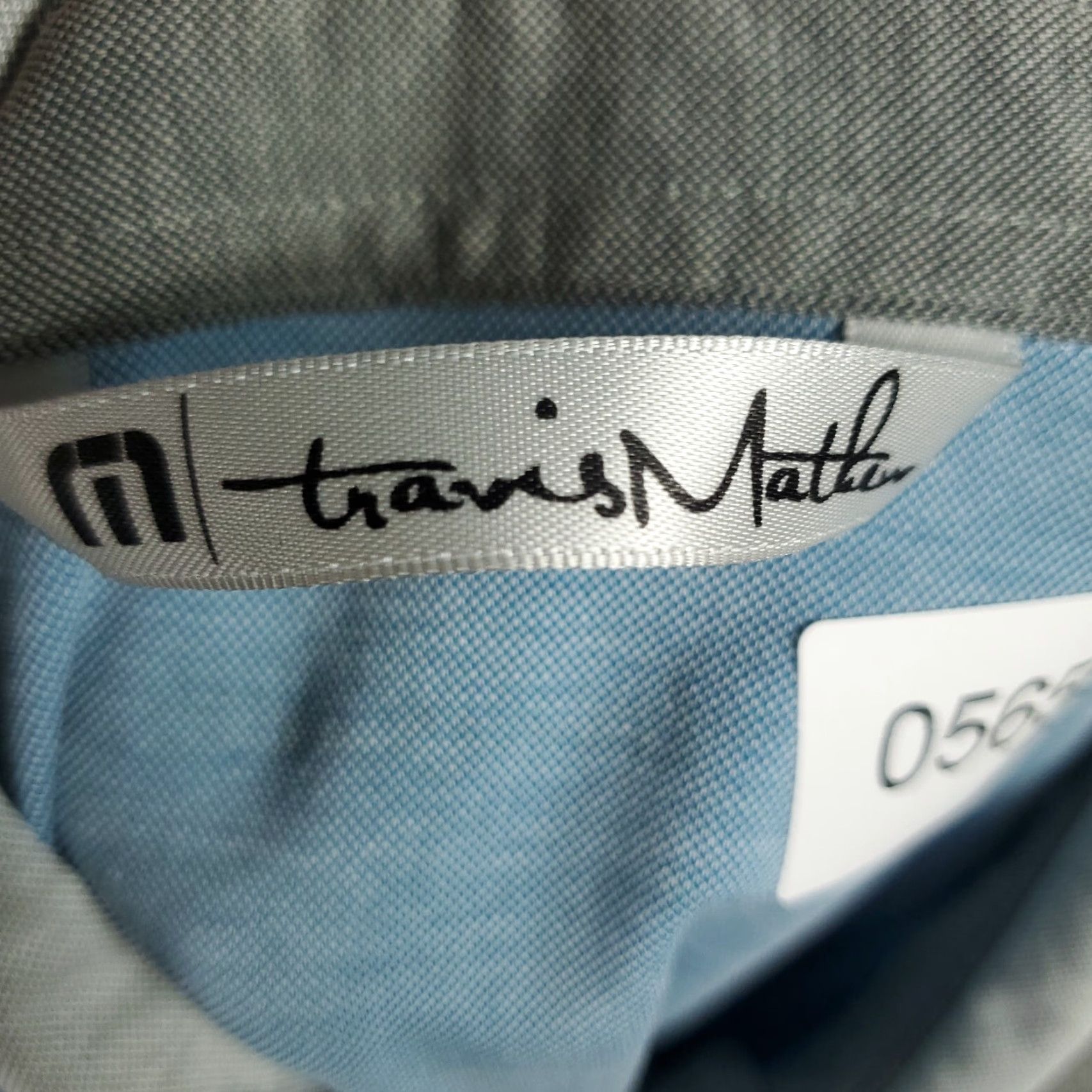 TravisMathew Travis Mathew Polo Shirt Mens 2XL Blue Solid Short Sleeve Casual Size US XXL / EU 58 / 5 - 7 Thumbnail