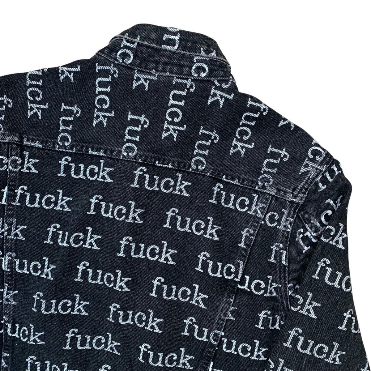 Supreme SS13 Fuck denim jacket Size US M / EU 48-50 / 2 - 8 Thumbnail