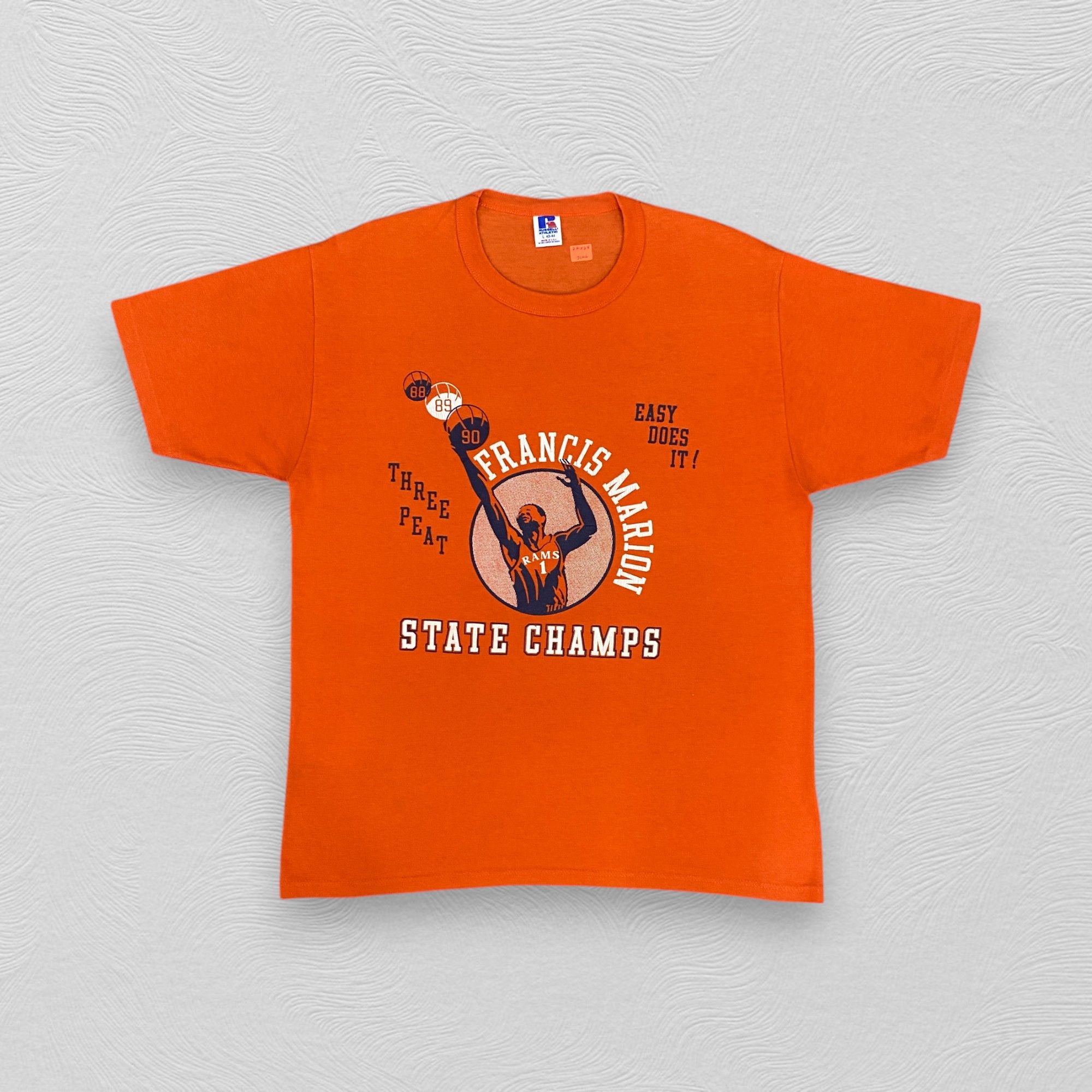Russell Athletic Vintage Russell Francis Marion State Champs Tshirt - J046 Size US L / EU 52-54 / 3 - 1 Thumbnail