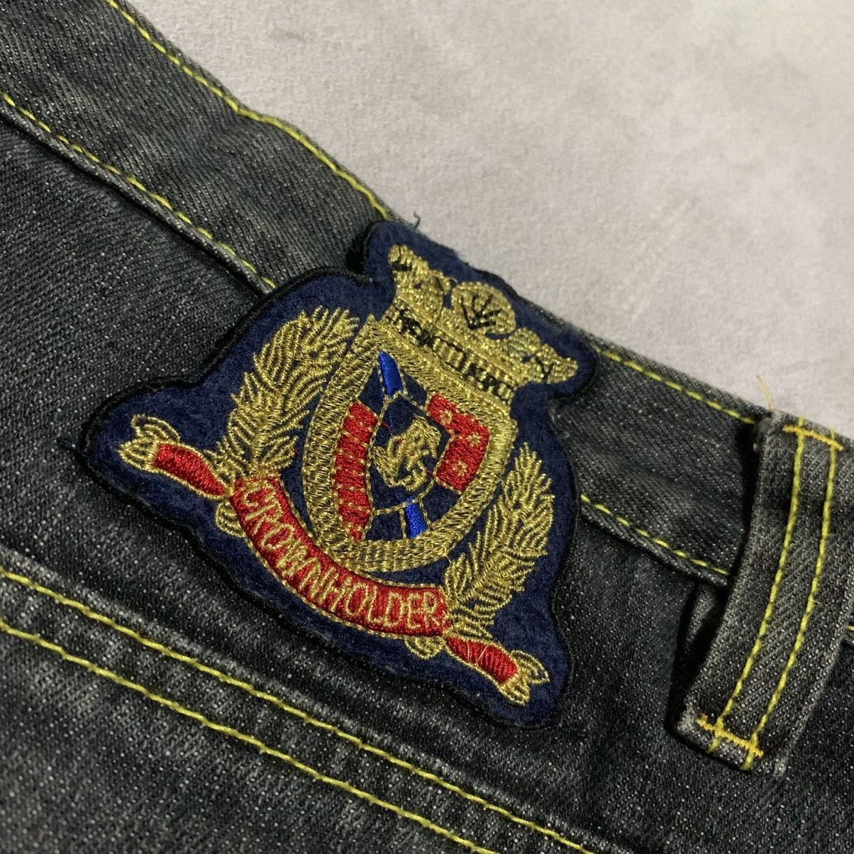 Other Y2K Crown Holder Embroidery Jorts Denim Pants Size US 38 / EU 54 - 4 Thumbnail