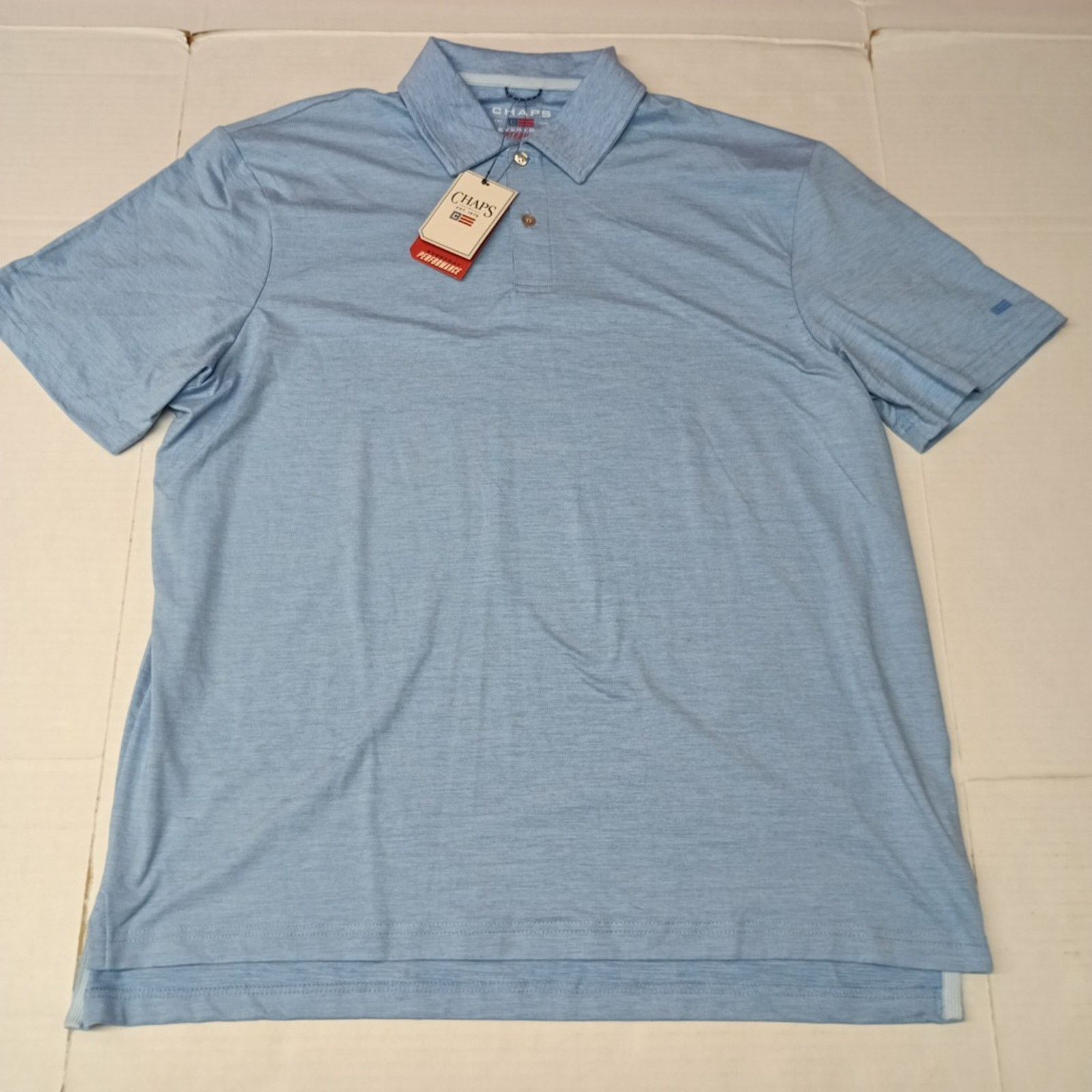 Chaps Chaps Everyday Performance Polo Shirt Men's Size XL Blue Size US XL / EU 56 / 4 - 1 Thumbnail