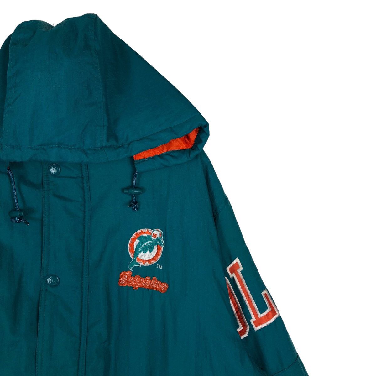 NFL 🔥90’s Vintage Bomber Jacket Starter NFL Dolphins Big Logo Size US M / EU 48-50 / 2 - 6 Thumbnail