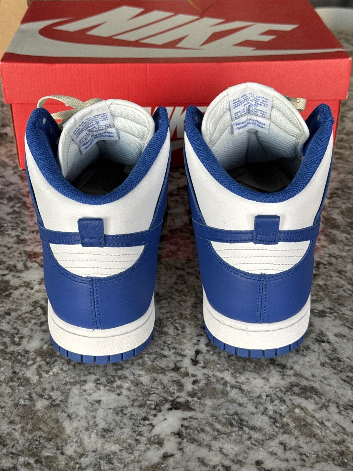 Nike Nike Dunk HI Retro Game Royal Size US 11 / EU 44 - 4 Thumbnail