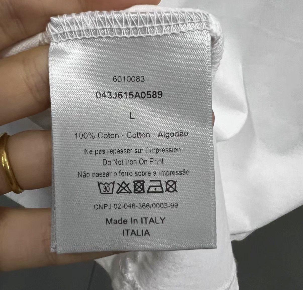 Dior Dior Atelier Designer Collection letter short sleeve J41 Size US L / EU 52-54 / 3 - 3 Thumbnail