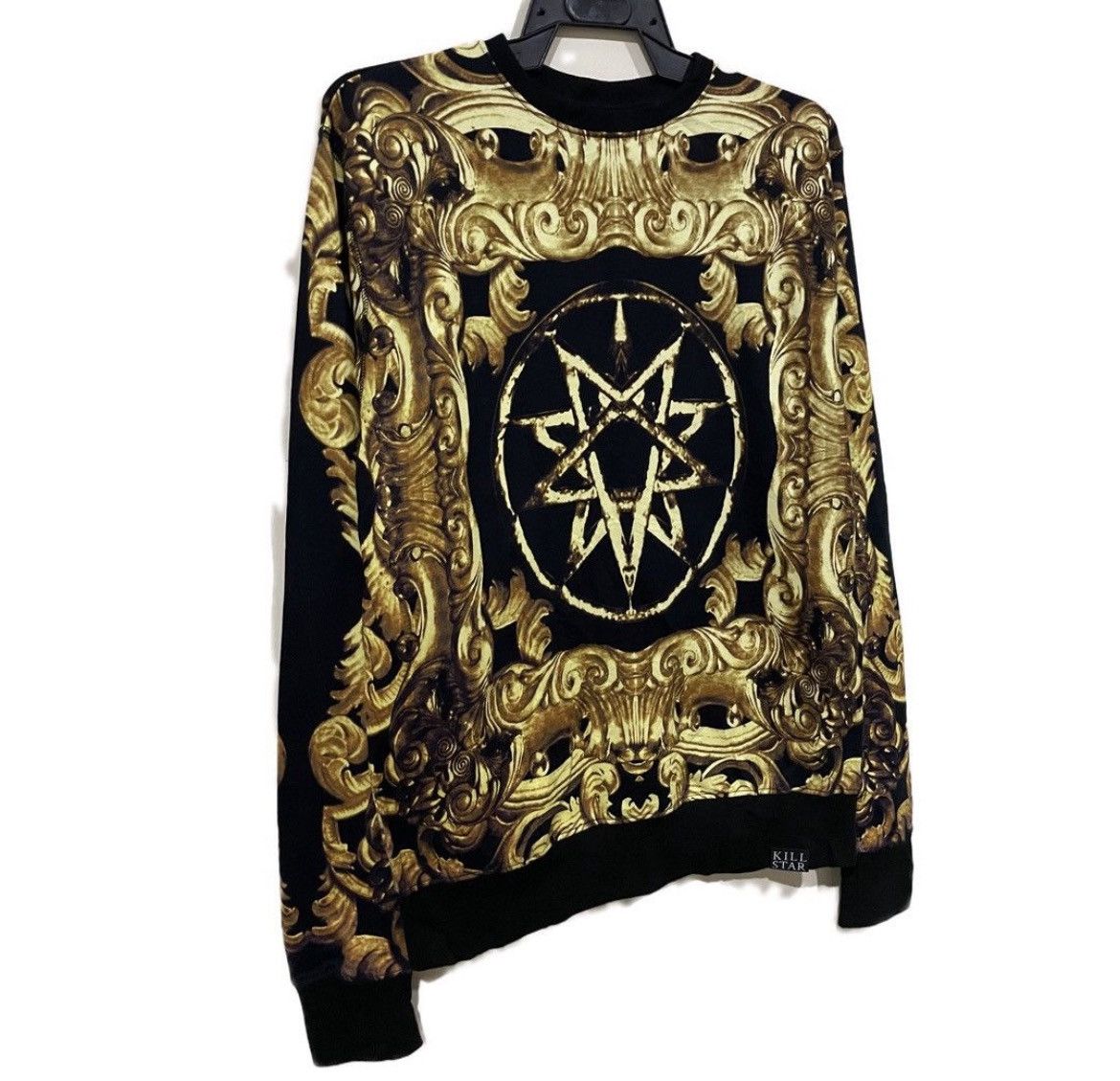 If Six Was Nine BIN🔥Killstar Gothic Jumper Sweater Size US M / EU 48-50 / 2 - 4 Thumbnail