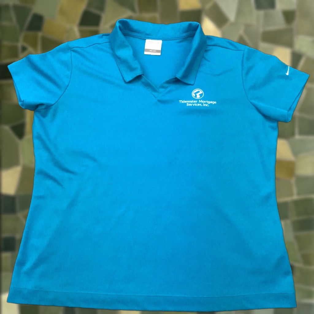 Nike Nike Golf Polo Extra Large Blue Dri-Fit Custom Embroidered Shirt Womens Size XL / US 12-14 / IT 48-50 - 1 Thumbnail