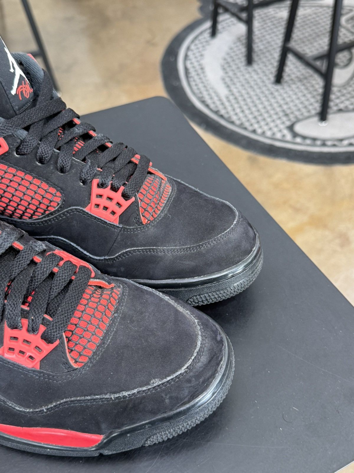 Jordan Brand Jordan 4 Red Thunder Size 10 (2022) Size US 10 / EU 43 - 8 Thumbnail