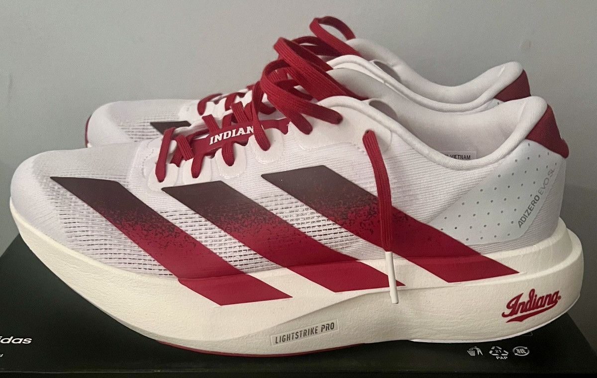 Adidas Authentic Adidas adizero evo SL Indiana Hoosiers sneakers 7 Size US 7 / EU 40 - 1 Thumbnail