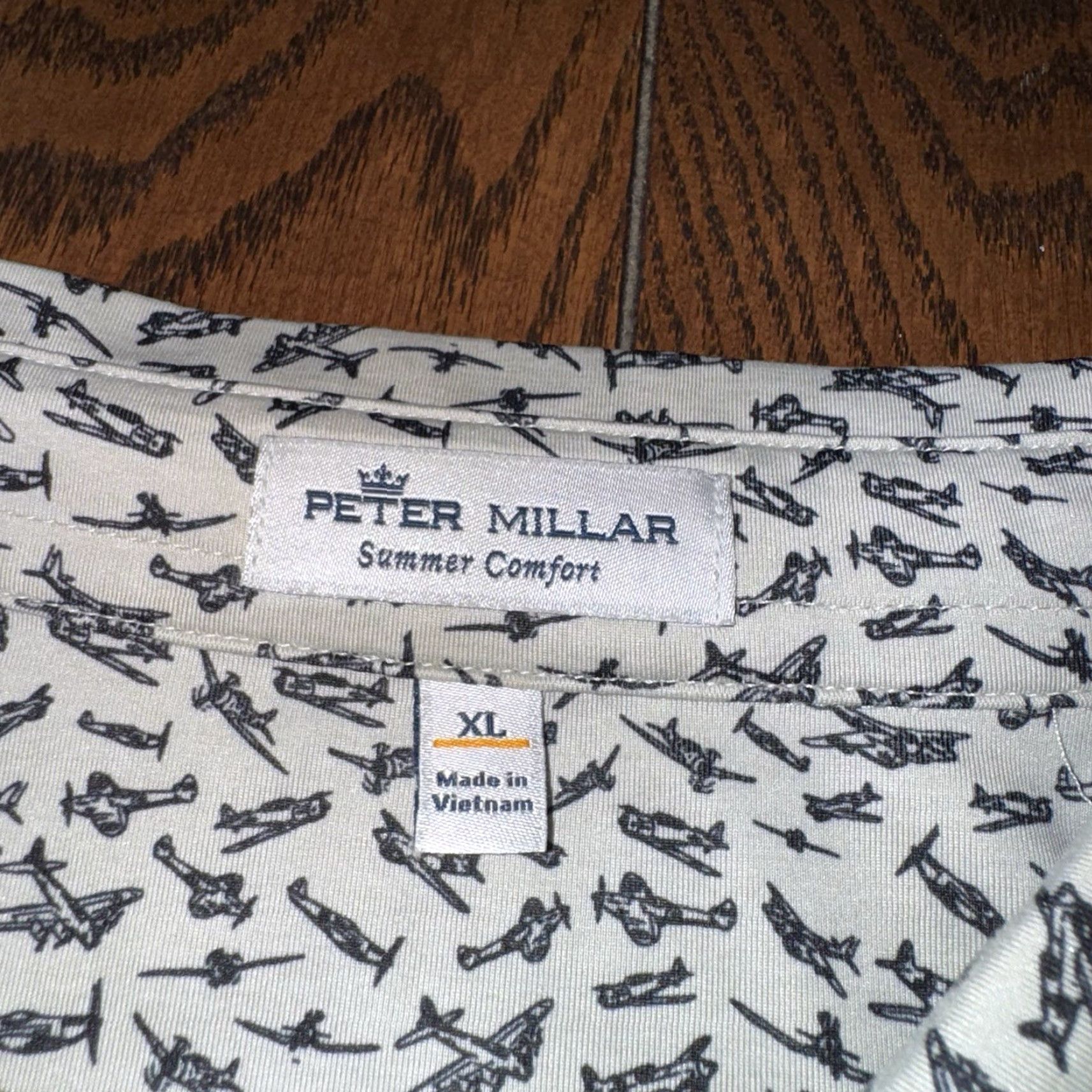 Peter Millar Peter Millar Crown Sport Byrd Performance Polo Men’s XL Airplanes All Over Print Shirt Polo Size US XL / EU 56 / 4 - 2 Thumbnail