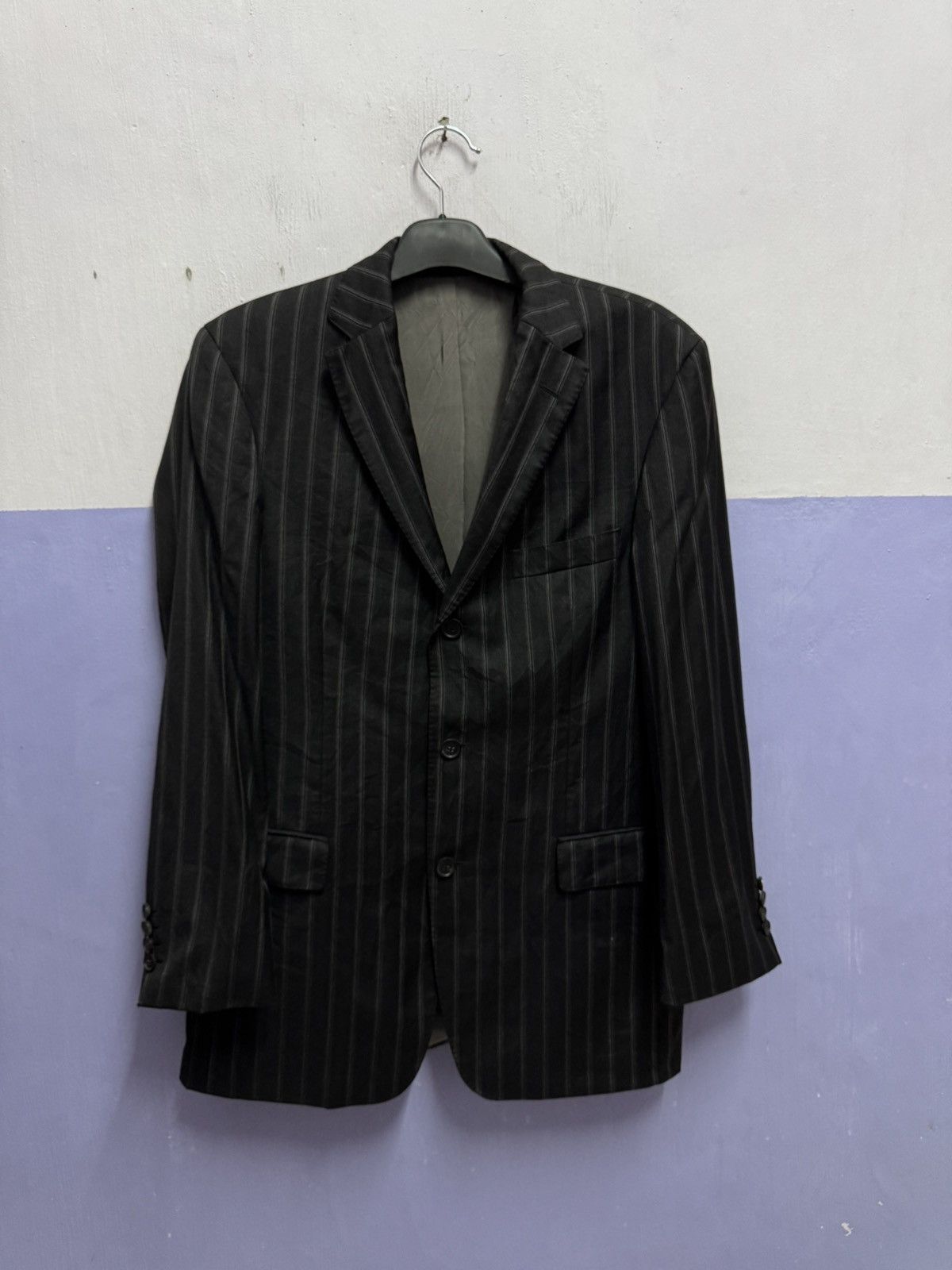 Loro Piana Loro Piana x Hugo Boss Stripe Blazer Size US M / EU 48-50 / 2 - 2 Thumbnail
