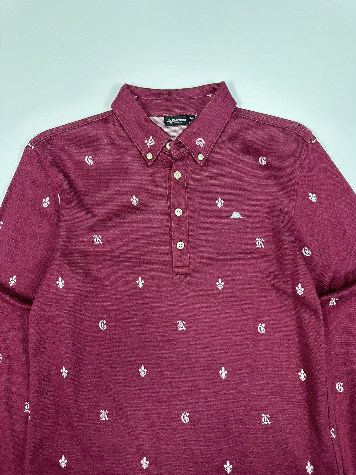 Kappa × Vintage Vintage Kappa Collezione Italia Long Sleeve Polo A648 Size US S / EU 44-46 / 1 - 3 Thumbnail