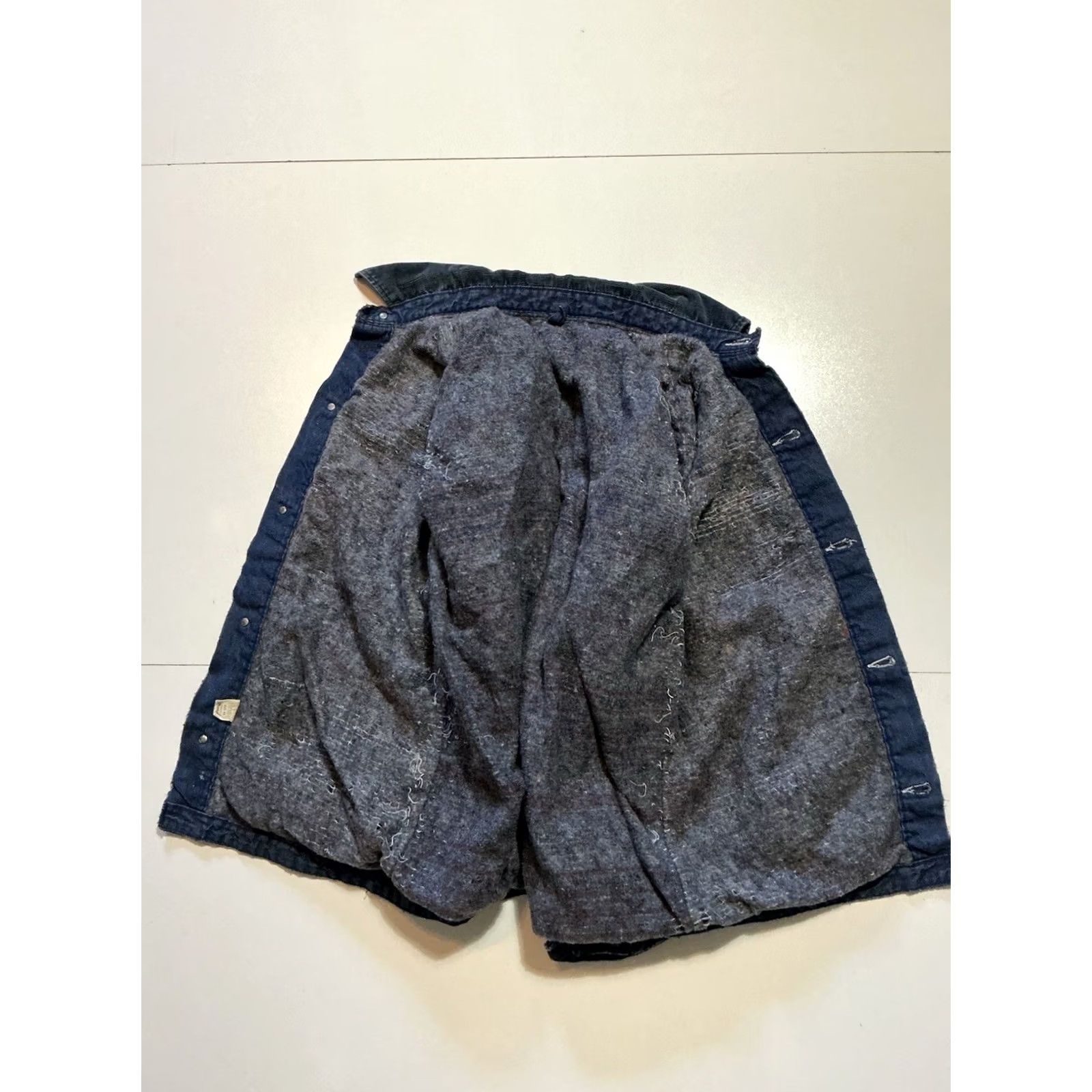 Wrangler VINTAGE Wrangler Blanket Lined Workwear Denim Chore Jacket USA Made 40 Blue Mens Size US 40 / EU 56 - 3 Thumbnail