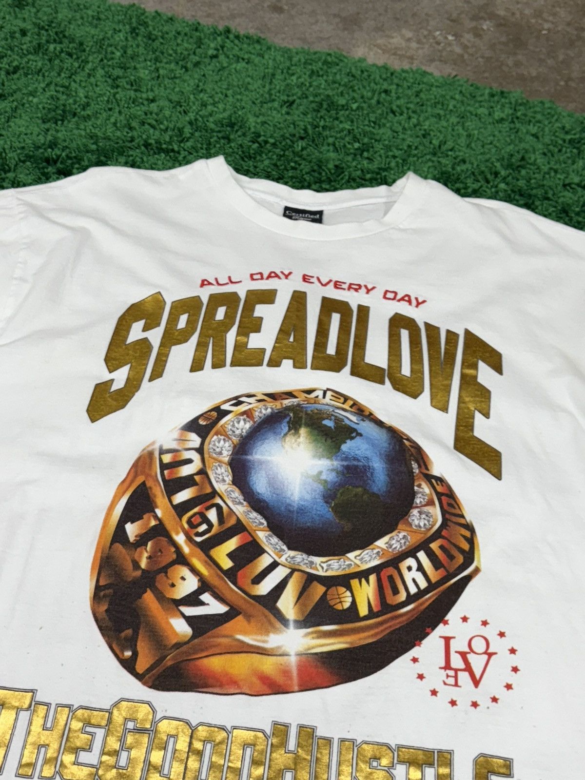 Other Streetwear Spread Love Champion Ring Tee White 2XL XXL Size US XXL / EU 58 / 5 - 3 Thumbnail