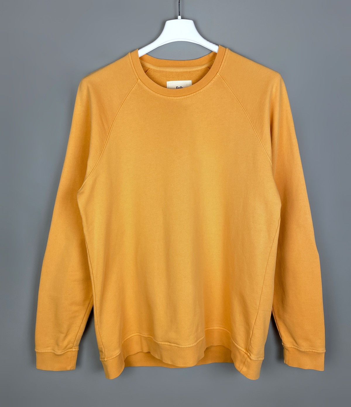 Folk FOLK Crew Neck Cotton LS Sweatshirt Size 4 Made Portugal Size US L / EU 52-54 / 3 - 1 Thumbnail