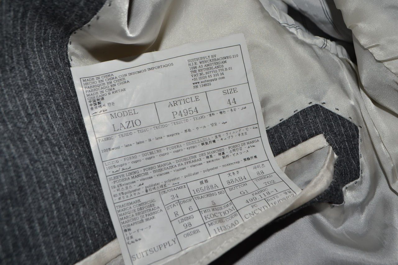 Suitsupply Suitsupply Blazer VITALE BARBERIS CANONICO PURE WOOL Size 44 Size 44S - 10 Thumbnail