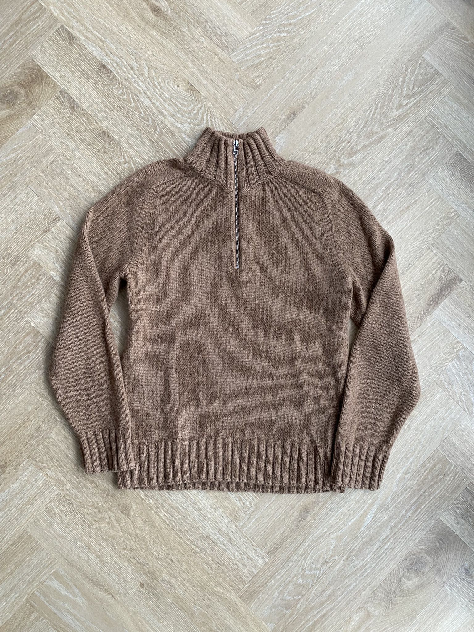 Norse Projects $540 - Bruno Alpaca Half Zip - Duffle Brown Size US M / EU 48-50 / 2 - 13 Thumbnail