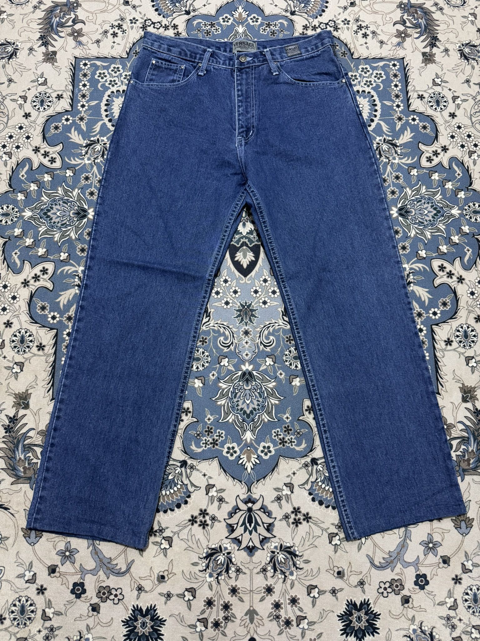 Vintage Versace Jeans Couture Classic Blue Denim Jeans
