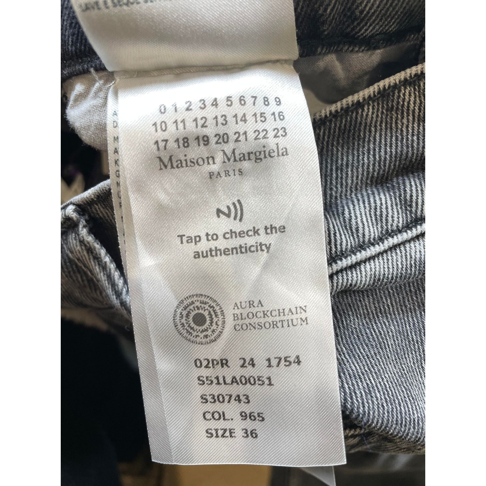 Maison Margiela Maison Margiela Thigh Rip Black Jeans Size 34" / US 12 / IT 48 - 7 Thumbnail