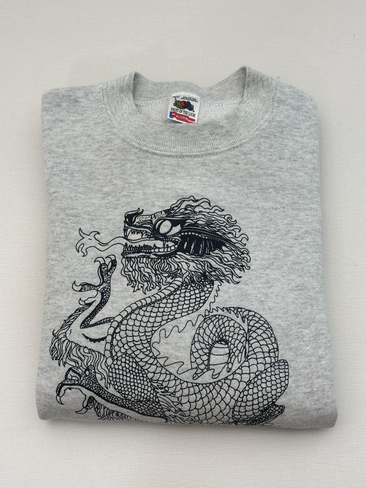 Fruit Of The Loom Vintage 90s Dragon Chinatown San Francisco Souvenir Crewneck Size US L / EU 52-54 / 3 - 5 Thumbnail