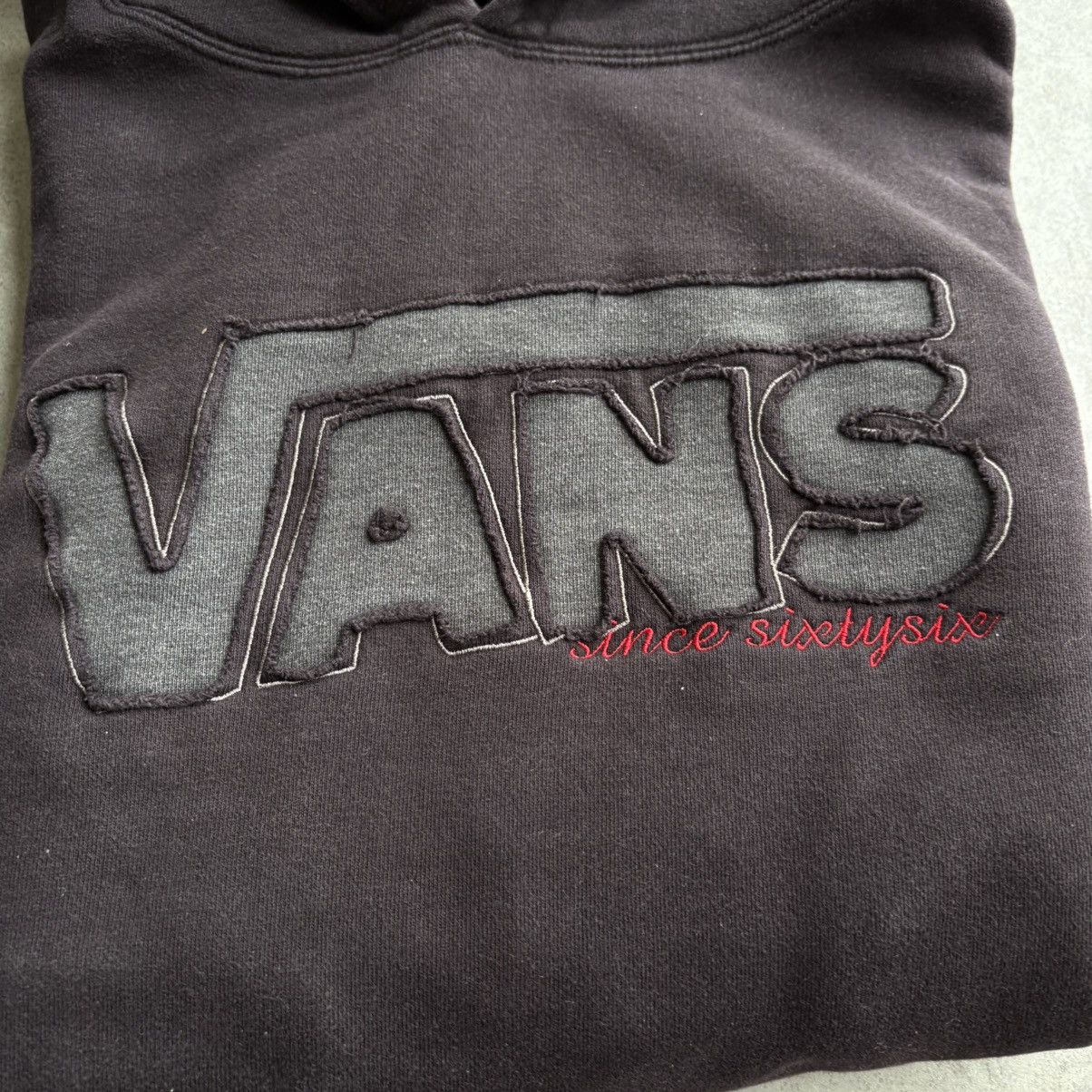Vans Vintage Vans Black Faded Hoodie Streetwear XL Baggy Heavy Size US XL / EU 56 / 4 - 13 Thumbnail