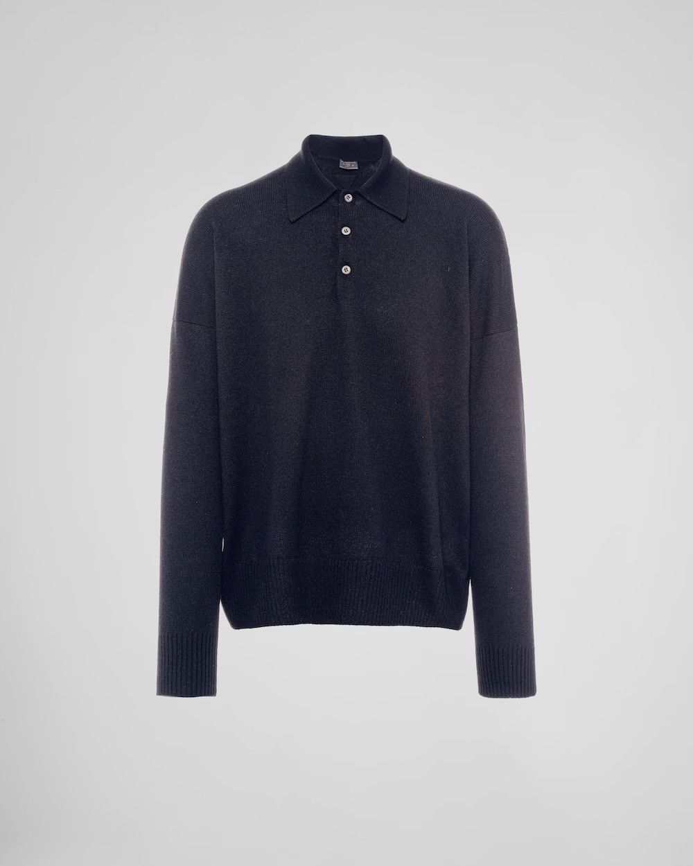 Prada o1bcso1str1025 Cashmere Sweater in Navy Size US M / EU 48-50 / 2 - 1 Thumbnail