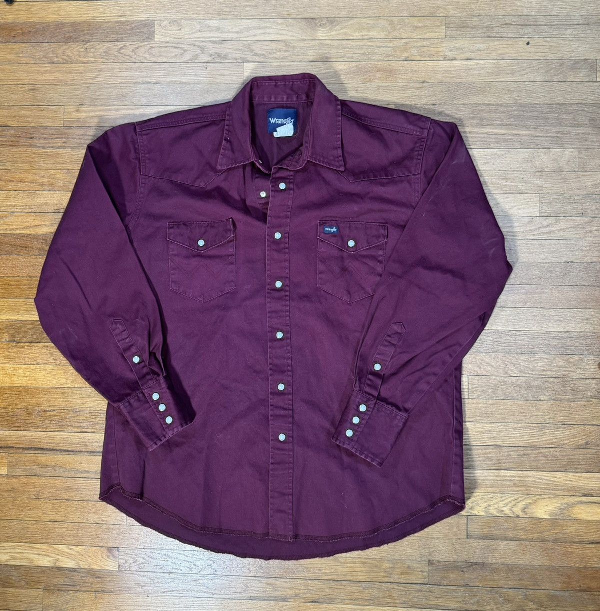 Vintage × Wrangler Vintage Wrangler Western Wear Shirt Size US XL / EU 56 / 4 - 1 Thumbnail