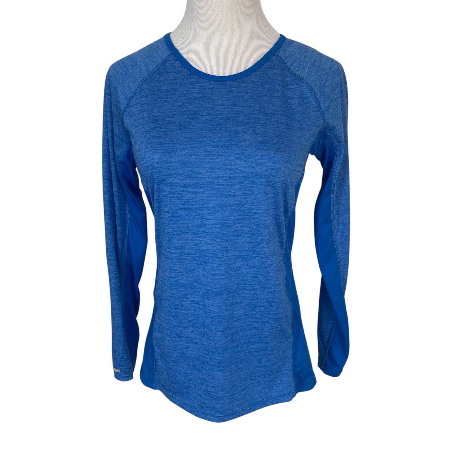 Other Danskin Now Fitted Long Sleeve Blue Activewear Workout Shirt Size S / US 4 / IT 40 - 1 Thumbnail