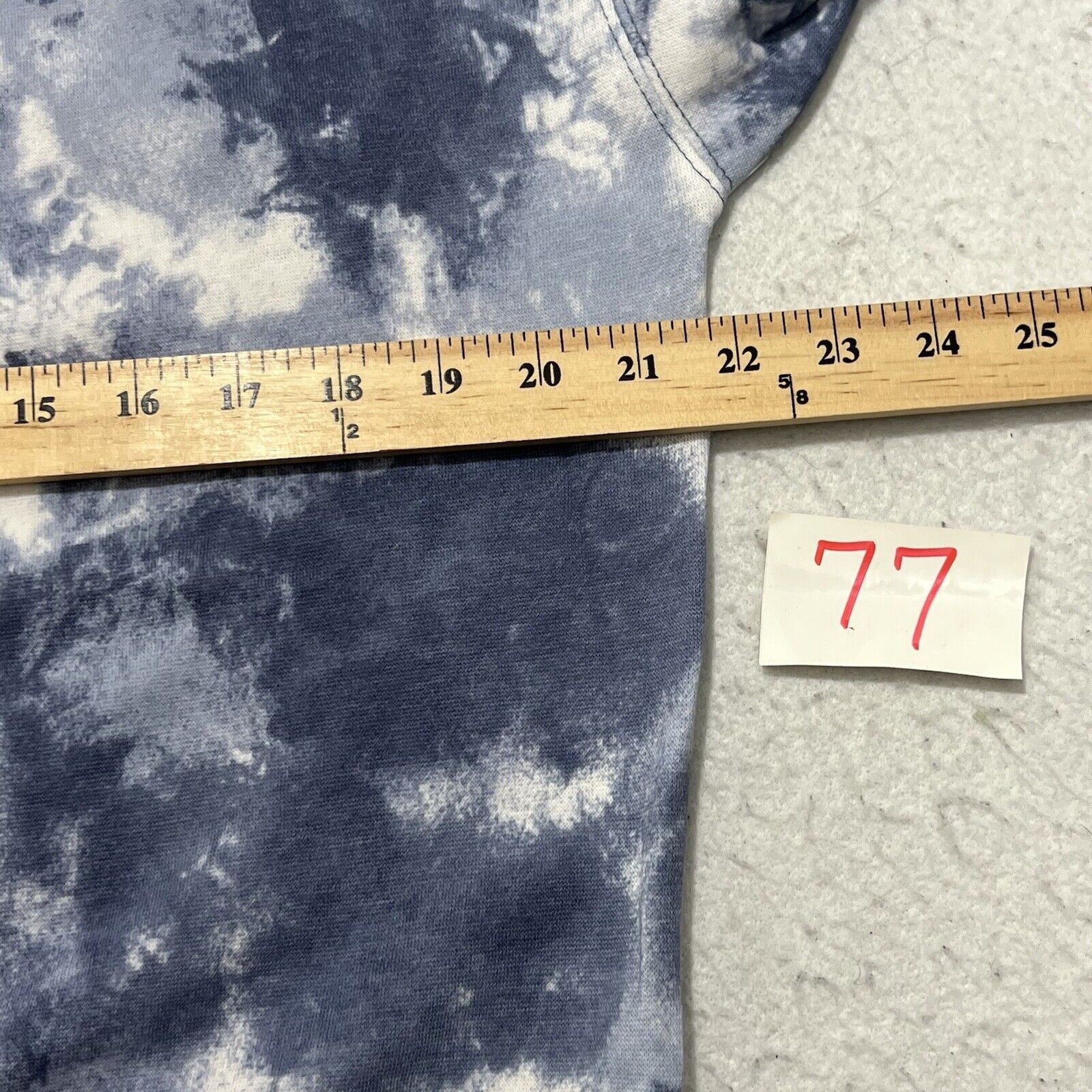 Nordstrom Abound Crewneck Blue Ivory Space Tie Dye Pullover Sweatshirt Size M / US 6-8 / IT 42-44 - 7 Thumbnail