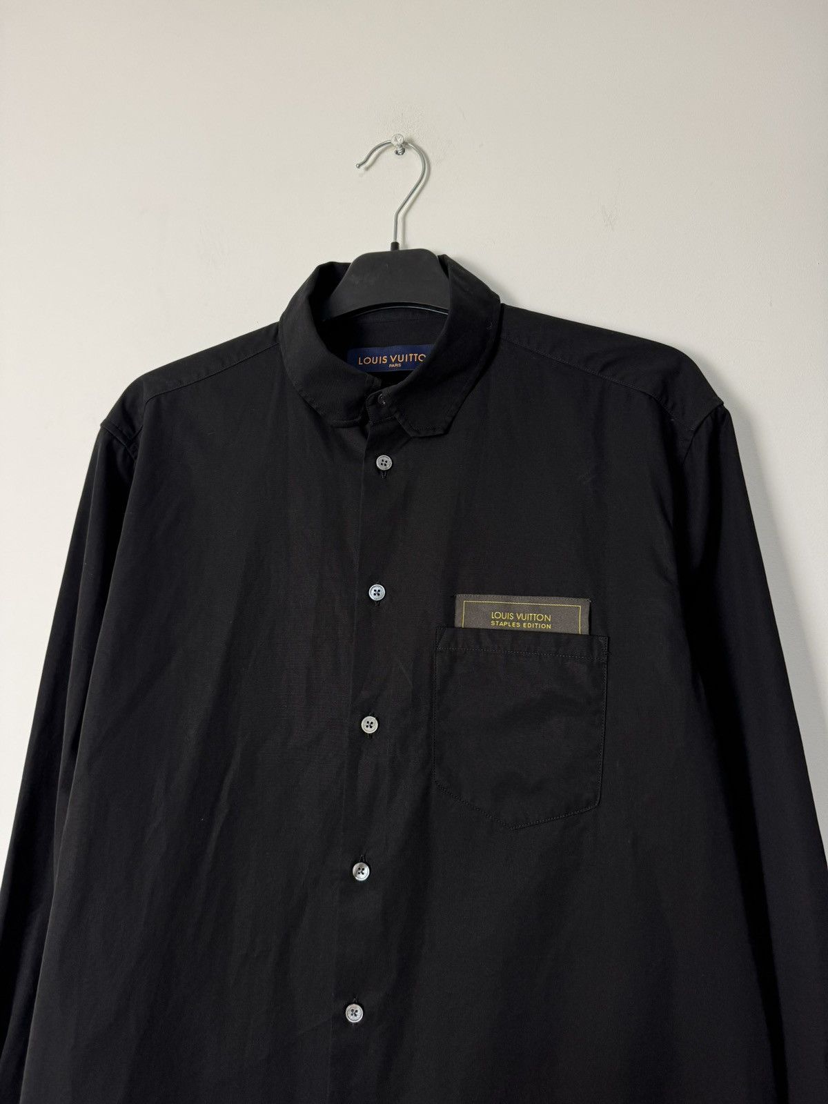 Louis Vuitton Louis Vuitton by Virgil Abloh Staples Edition Black Shirt Size US S / EU 44-46 / 1 - 3 Thumbnail