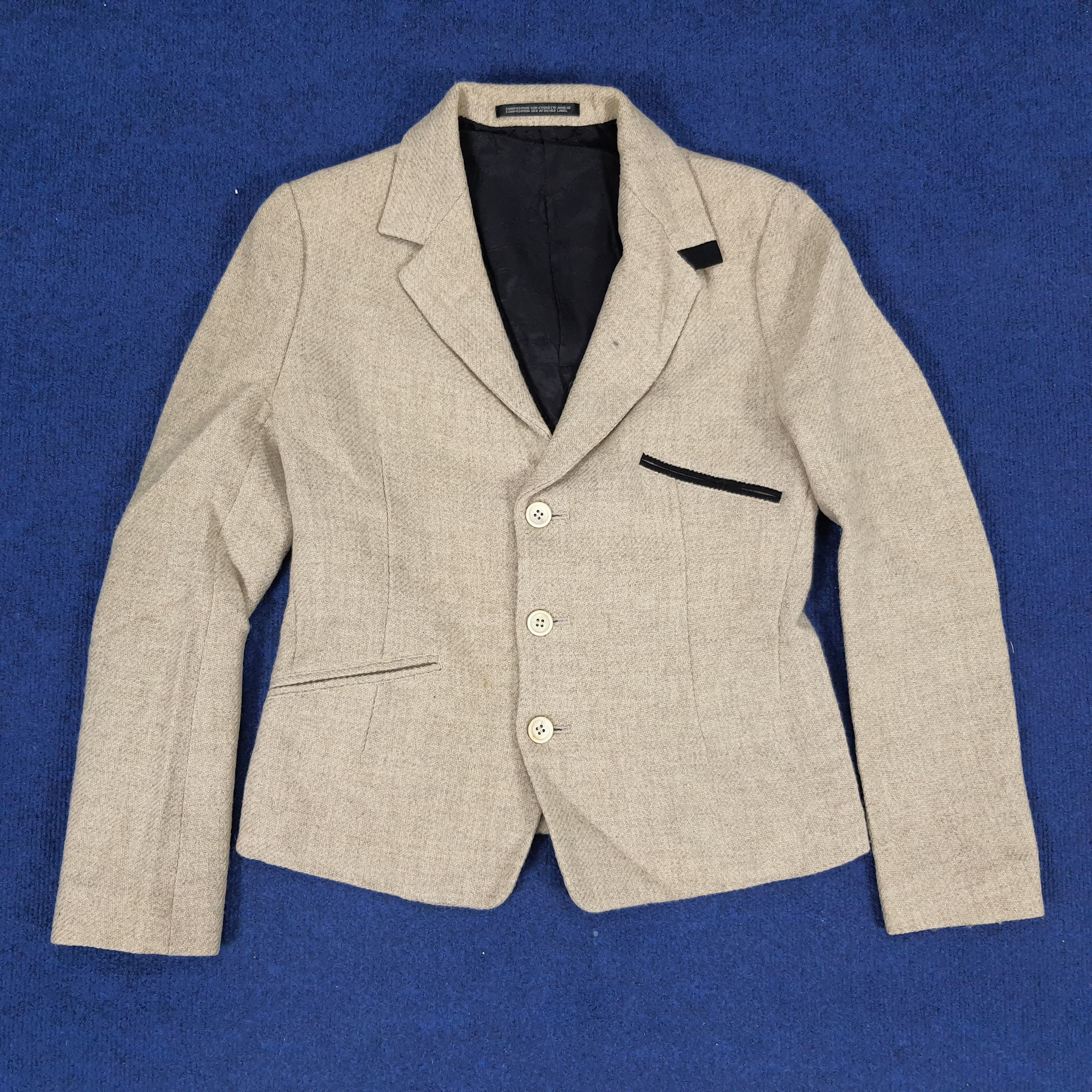Japanese Brand × Vintage × Y's Vintage Y's Yohji Yamamoto Japanese Brand Blazer Size XS / US 0-2 / IT 36-38 - 1 Thumbnail