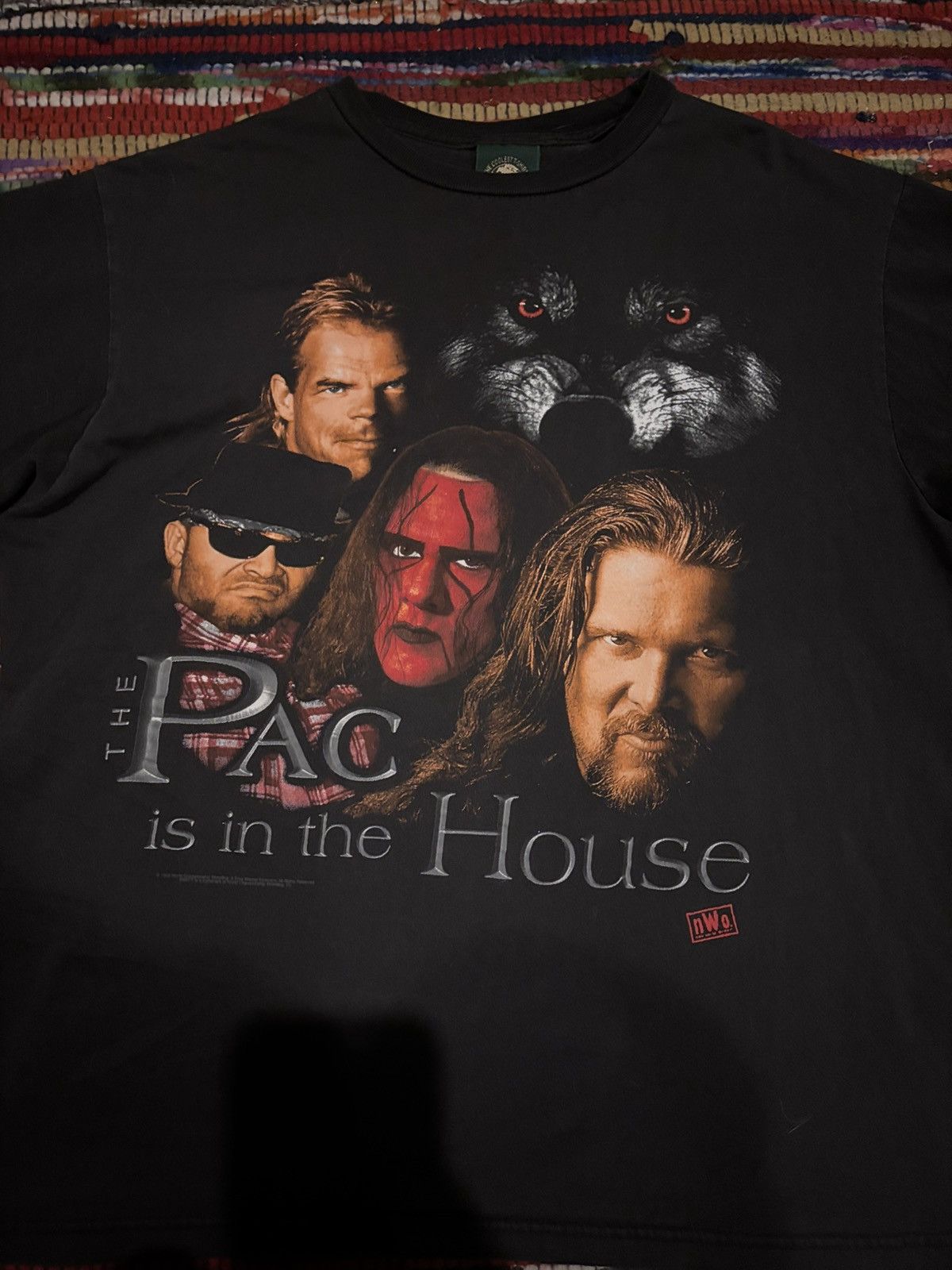 WCW/nWo Vintage NWO/Wolfpac "The Pac is in The House" tee Size US L / EU 52-54 / 3 - 2 Thumbnail