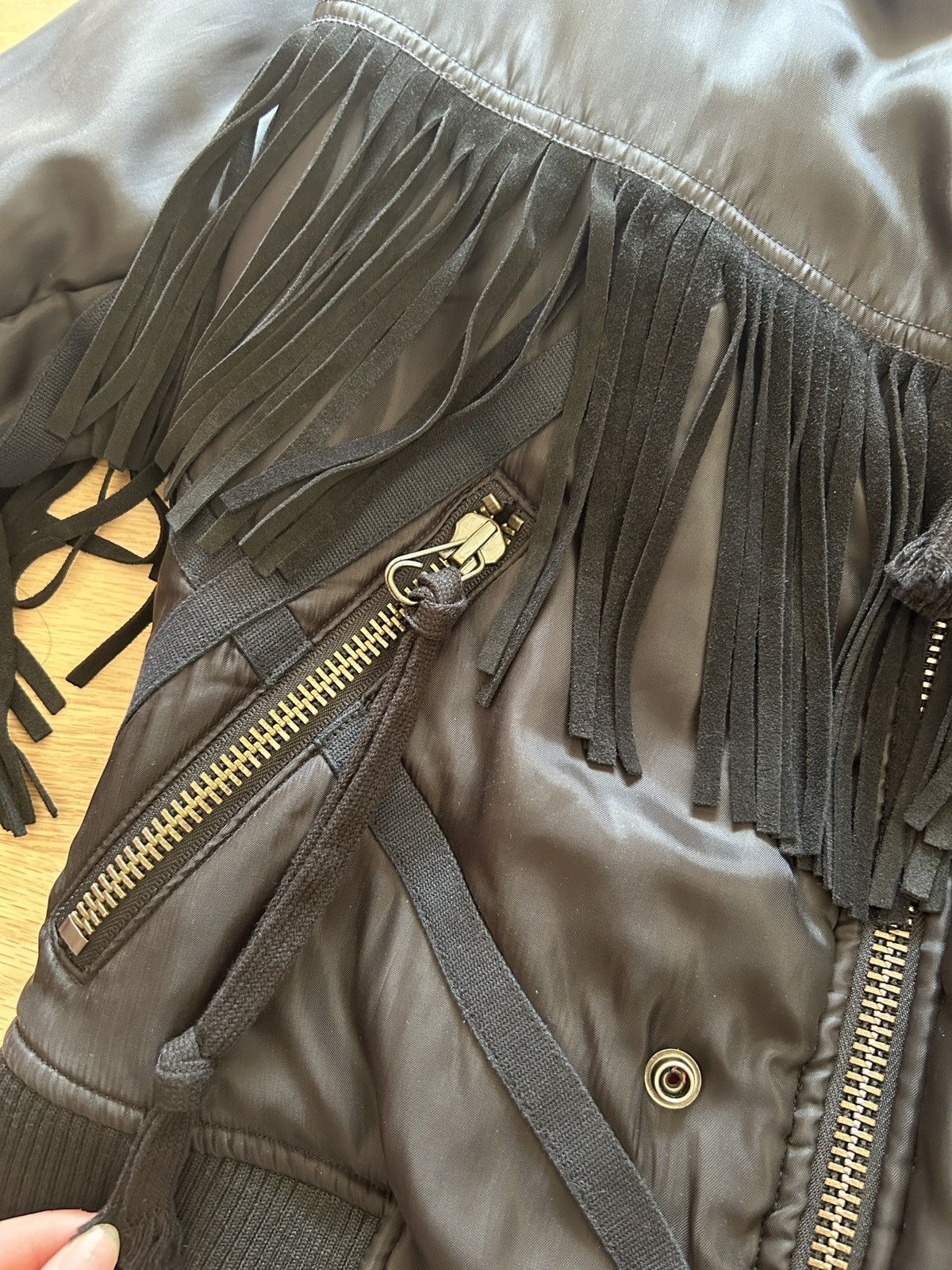 Greg Lauren Greg Lauren Black Tails Flight Jacket Size US M / EU 48-50 / 2 - 7 Thumbnail