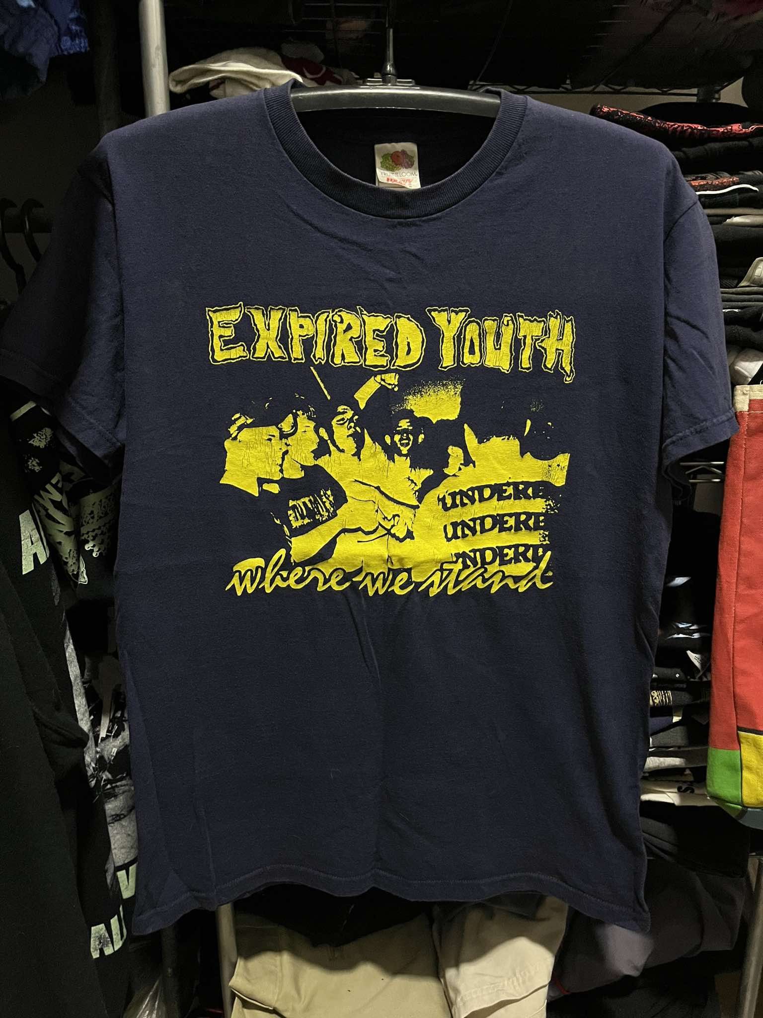 Band Tees Expired Youth Where We Stand Hardcore Punk Band Tee Size US M / EU 48-50 / 2 - 1 Thumbnail